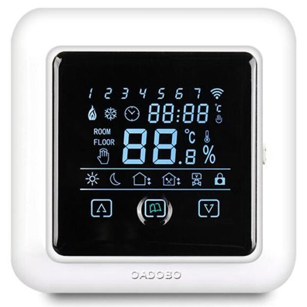 

oadobo me108h.16 contact screen weekly programming floor electric heating thermostat me108 electric floor heating 16a