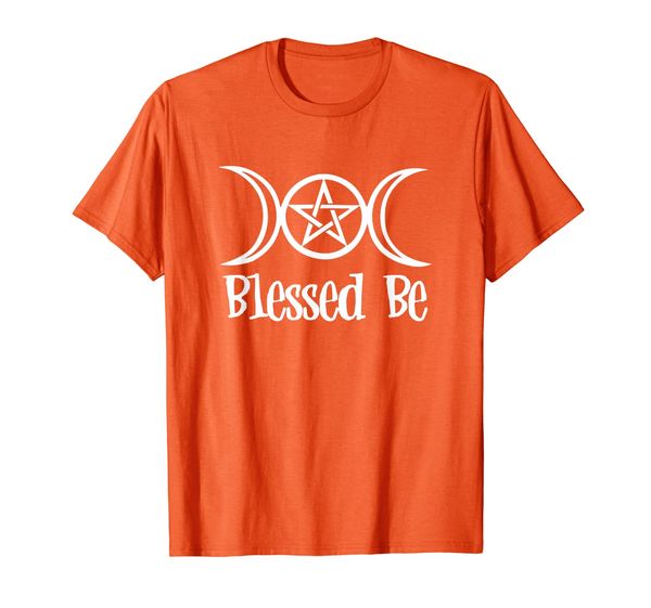 

blessed be triple goddess witch shirt ~ witchcraft, White;black