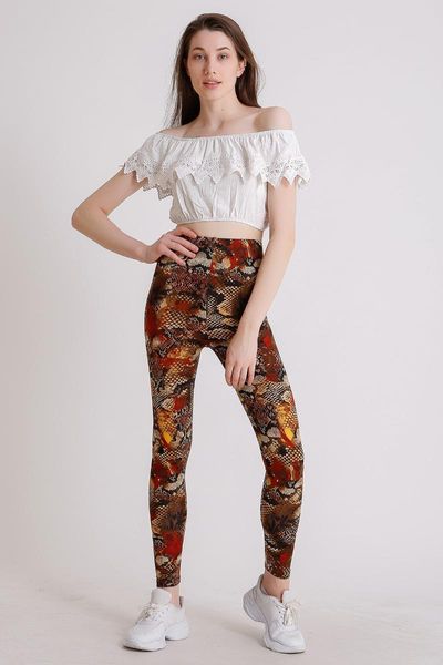 

women's leggings women multicolor sport model high waist frdsy4150, Black