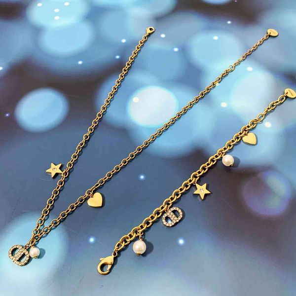 

70% off luxury jewelry new letter love star necklace of, Silver