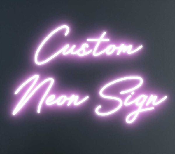 

other lighting bulbs & tubes led neon sign light custom letter name murals for party wedding bar aesthetic room decor decoration murale cham