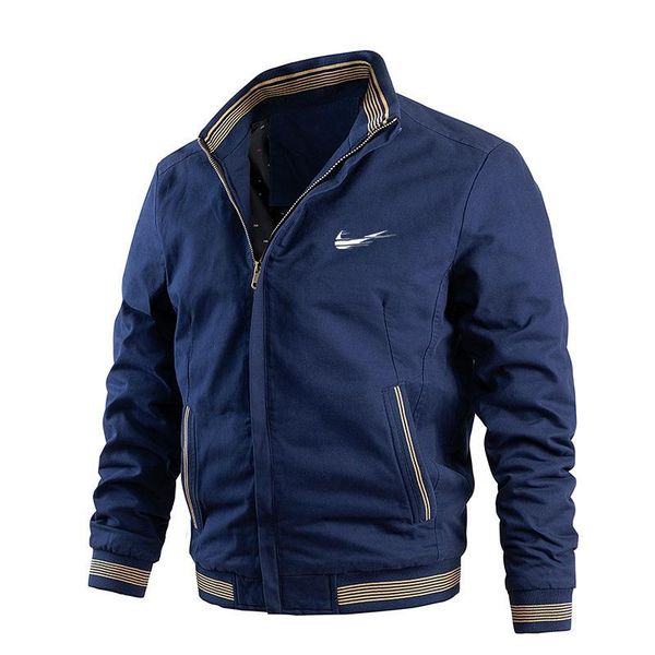 

men's jackets spring autumn coats windbreaker baseball jacket warm outdoor outwear solid men clothing sport outwears, Black;brown