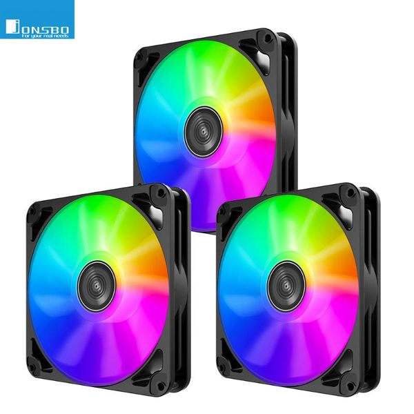 

jonsbo 140mm 4 pin pwm computer case cooling fan 5v 3 pin argb pc chassis cooler radiator heatsink accessories