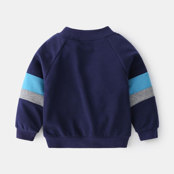 

boys jackets cartoon hooded fashion children lion jacket windbreaker for spring autumn kids clothing baseball outwear coat, Blue;gray