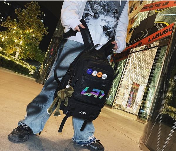 

backpack pb4017 2021 tooling style school bag high student college leisure all-match travel computer