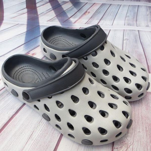 

slippers men men's shoes summer style casual comfortable lazy antiskid shoe sandals slides two ways, Black