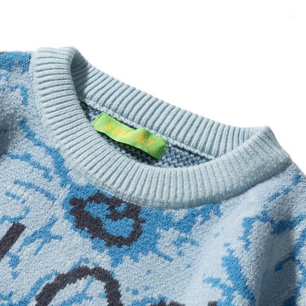 

men's sweaters autumn and winter korean round neck casual sweater loose thickened, White;black