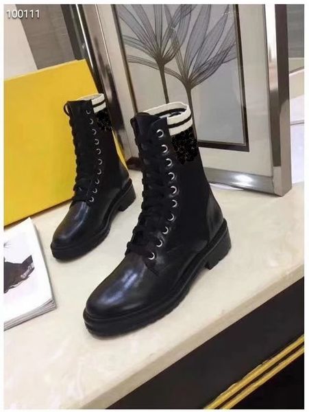 

martin boots 2021 new short boots, wool elastic socks, boots, straps, middle heels, middle heels, locomotive boots, Black