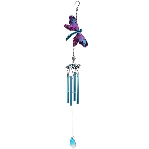 

decorative objects & figurines patio garden indoor outdoor simulation home decor party living room hanging hook festival dragonfly wind chim