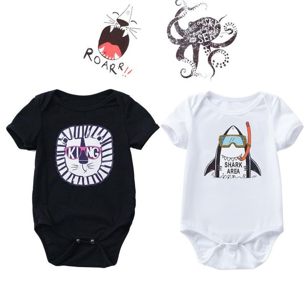 

rompers halloween-born infant toddler baby boys&girls dress cotton short sleeve romper-kids clothes-dangerous series, Blue