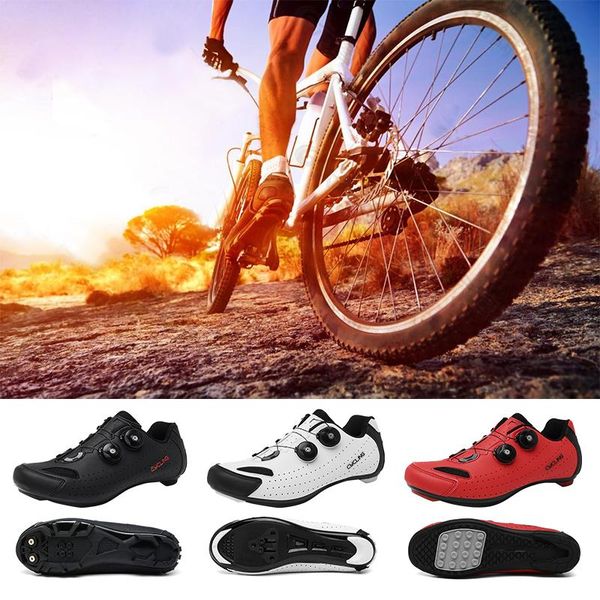 

cycling footwear 2021 shoes men's outdoor professional mountain bike competition sneaker women's non-slip road bicycle, Black