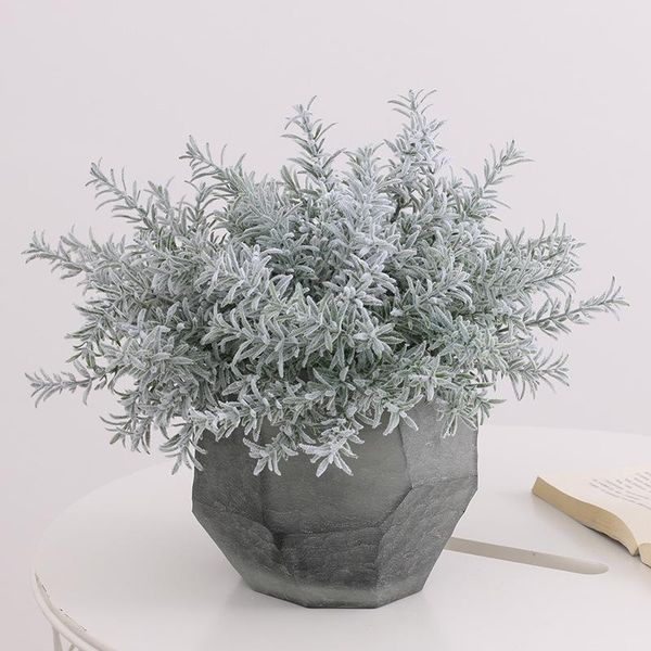 

10pc simulation plastic flocking snapdragon water plants flower arrangement accessories landscaping potted decoration fake grass