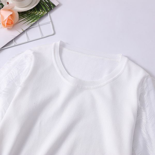 

spring autumn sweet mistress rent shirt border o-neck male sueter coat mujer ta716 m7o6, White;black