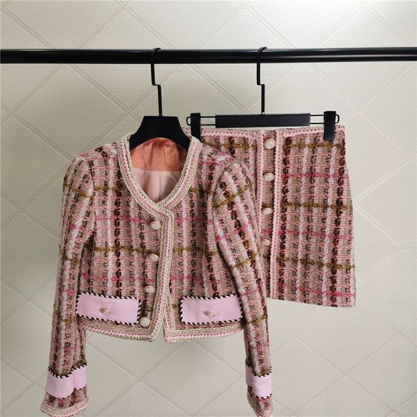 

12 2021 spring brand same style two pieces sets crew neck empire long sleeve nikaer6i, White