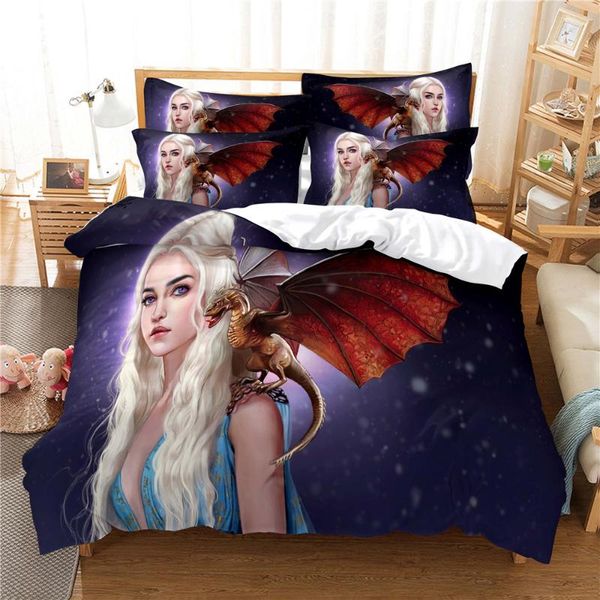 

bedding sets 3d cartoon set  duvet cover bed cotton bedroom
