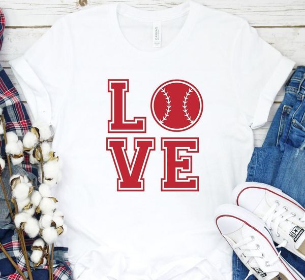 

love red women tshirt cotton casual funny t shirt gift for lady yong girl tee drop ship s-999, White