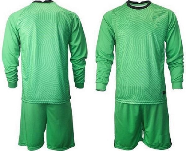 Personalizzato 2021 Tutte le squadre nazionali Portiere di calcio Jersey uomo manica lunga portiere Jerseys Bambini GK Bambini Camicia da calcio Kit 39