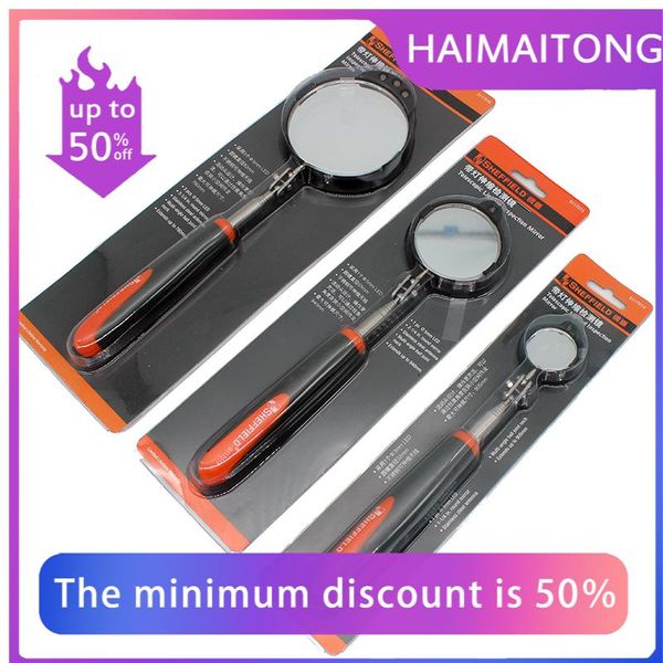 

professional hand tool sets 2021 high-quality led light retractable car chassis inspection mirror