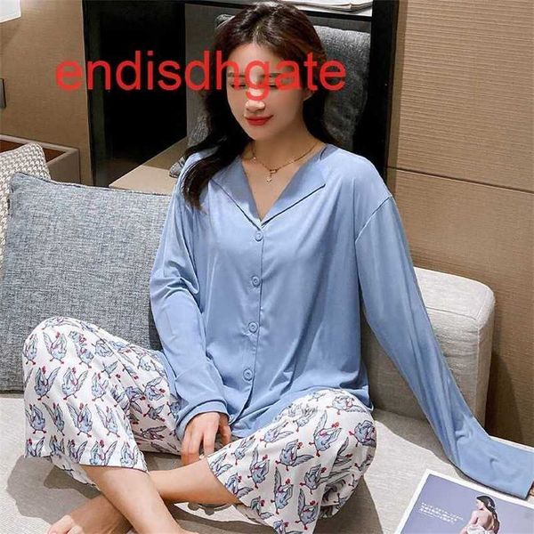 

factoryvv6vsummer ice pajamas women autumn spring and winter korean style silk long sleeve home suit, Black;white