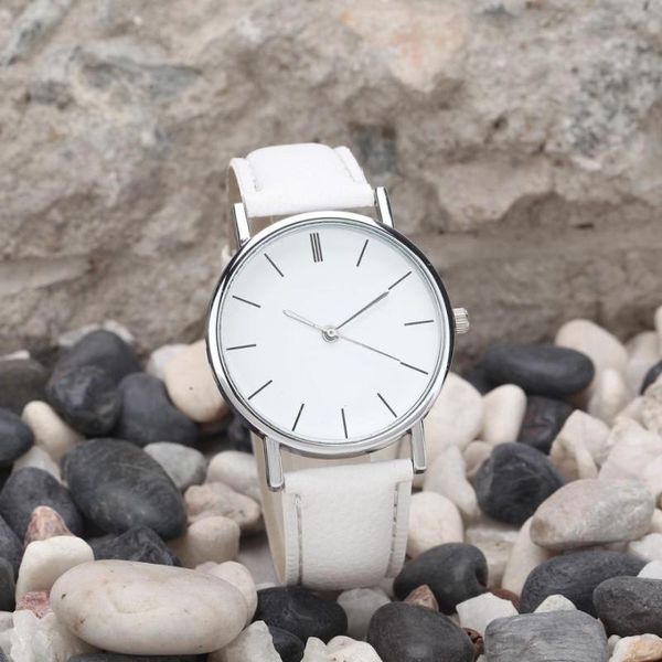 

wristwatches fashion womens retro design leather band analog alloy quartz wrist watch drop a26, Slivery;brown