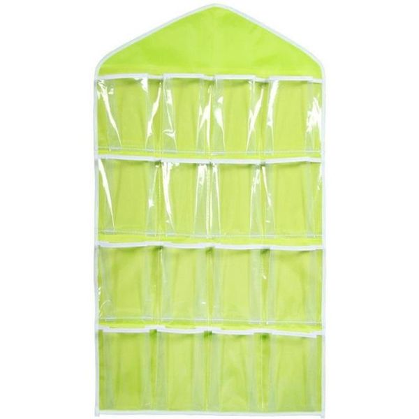 

storage boxes & bins hanging box 16 pockets clear home organizer socks bra underwear rack organization and
