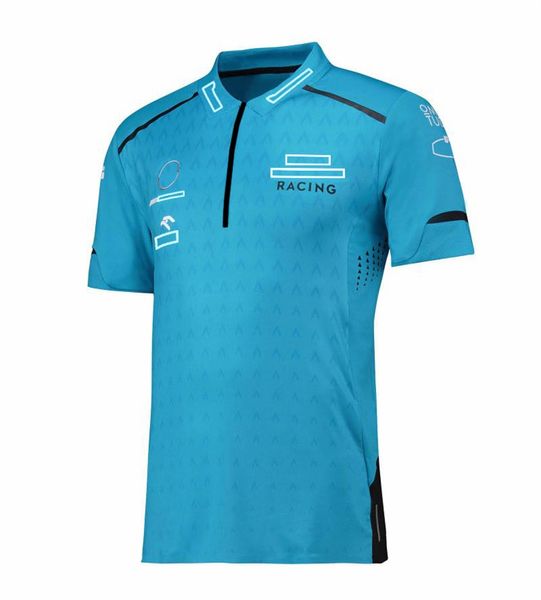 

f1 formula one polo shirt summer men's short sleeve t-shirt same style customization