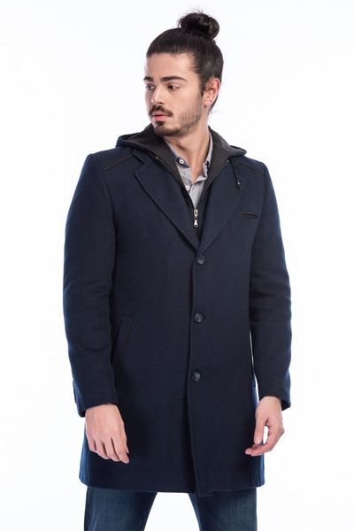 

men's jackets dewberry male navy blue overcoat-1020001 p8351.., Black;brown