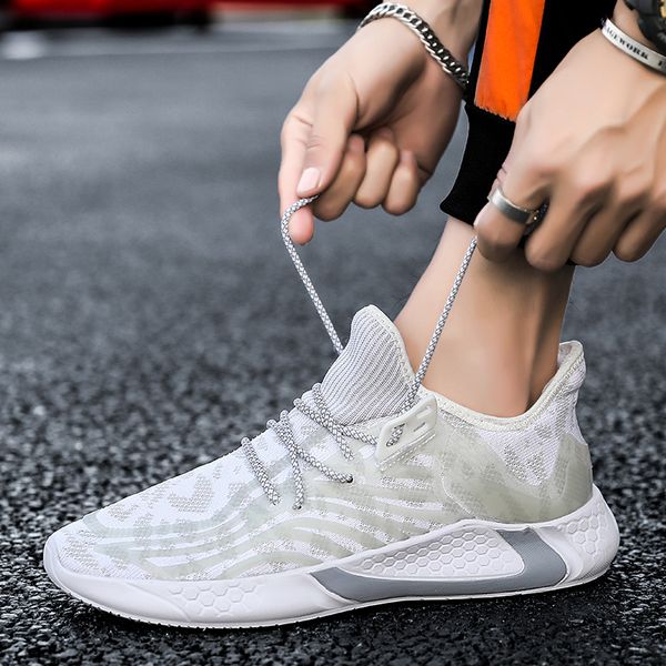 

men sports shoes outdoor non-slip sneakers breathable luxury men running shoes hard-wearing trend man jogging shoes
