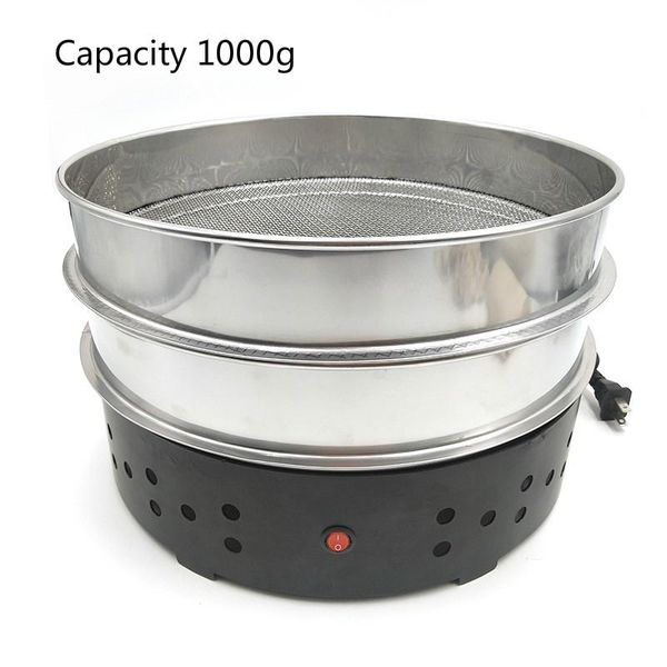 

1000g electric coffee bean cooler roasting cooler radiator small household big wind fast cooling double-layer filter 110/220v