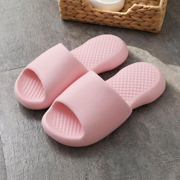 

summer slippers men women indoor eva 2021 cool soft bottom sandals trend slides light beach shoes slippers home big size 41, Black