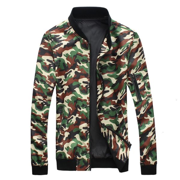 

camouflage baseball collar jackets men autumn men's clothes thin style windbreak coats male casual slim fit mens bomber jacket, Black;brown