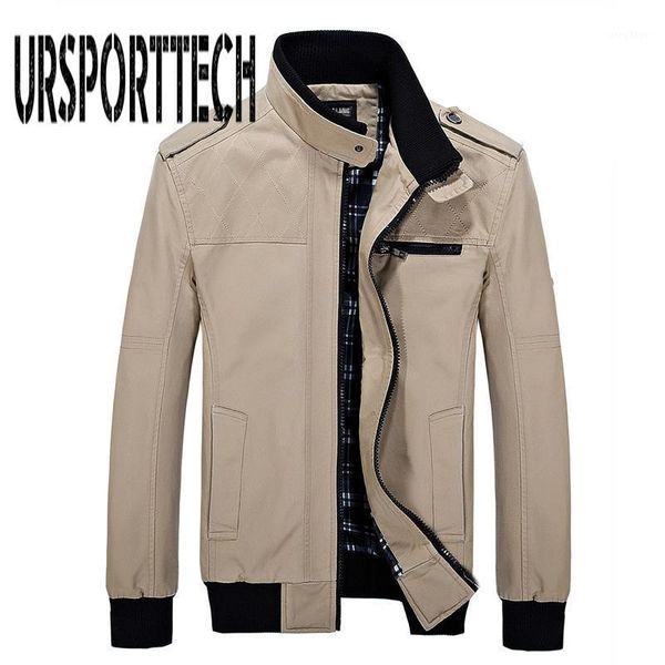 

men's jackets 2021 spring autumn mens casual men solid color bomber jacket stand collar washed denim coats big size m-4xl, Black;brown