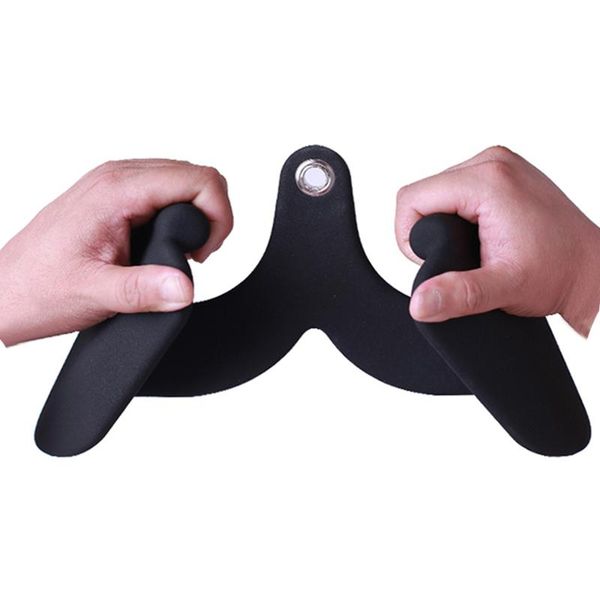 

home gym pully cable machine equipment accessories fitness lat pull down bar biceps triceps back muscles training rowing handles