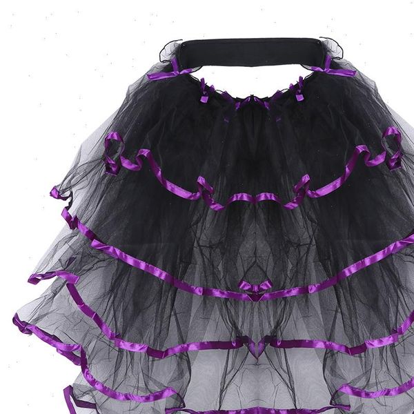 

womens costume tutu skirts rainbow girls ball party colorful petticoat tutu skirt underskirt fancy mini skirt, Black