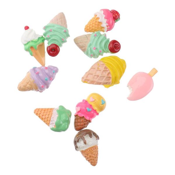 

fridge magnets 10pcs dessert ice cream shape diy decors kitchen decorations