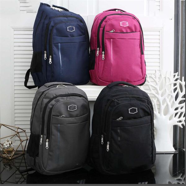 

school bag 2021 style men's waterproof fabric casual canvas men and women travel portable diagonal backpack