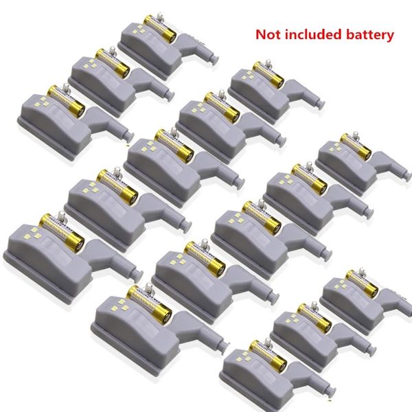 

16 pcs intelligent led induction cabinet internal hinge wardrobe cupboard lamp home kitchen bedroom night light