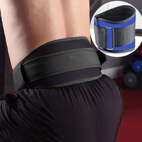 

black fitness waist belt men squat weightlifting deadlift bodybuilding training sports abdomen support, Black;gray