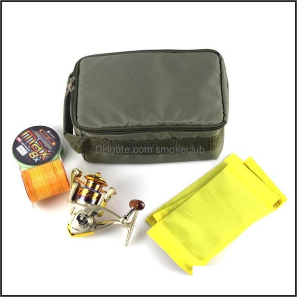 

fishing sports & outdoorsfishing aessories st bag portable mtiple compartments line reel lure hook bait storage handbag polyester bags drop