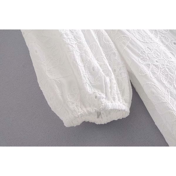 

2021 new white for women embroidery hollow out es summer vestidos d28j