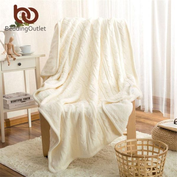 

beddingoutlet microfiber blanket soft knitted blanket warm sherpa sofa throw 120x180cm bedspread bed cover for bed manta de cama
