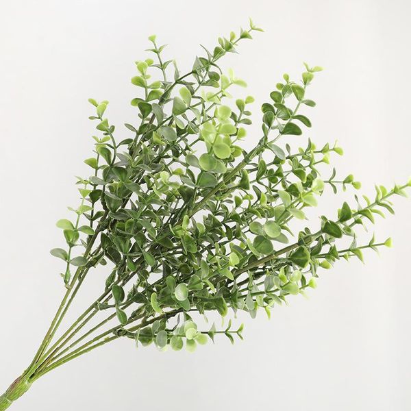 

decorative flowers & wreaths 2pcs 40cm artificial plant wall fake flower eucalyptus leaves wedding decoration home desksimulation bouque