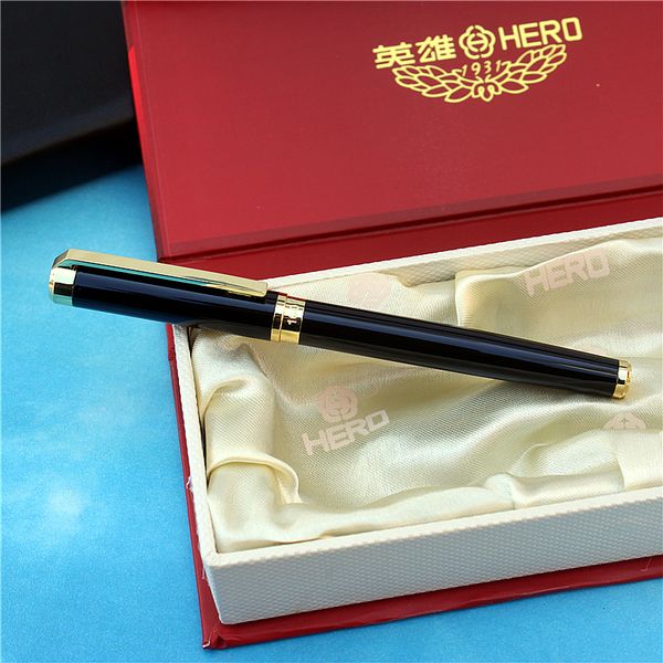 

geavanceerde vulpen gratis carving tekst f grote nib gouden harde rechte pen clip