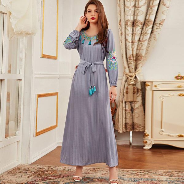 

ethnic clothing caftan marocain kaftan dubai abaya turkey muslim long dress islam abayas dresses for women robe djellaba musulmane femme ves, Red