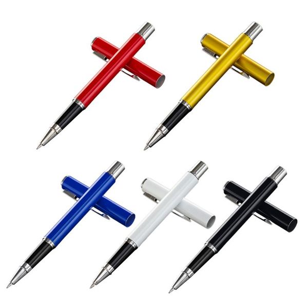 

gel pens portable pen metal black with pocket signature ideal for office school teacher women men