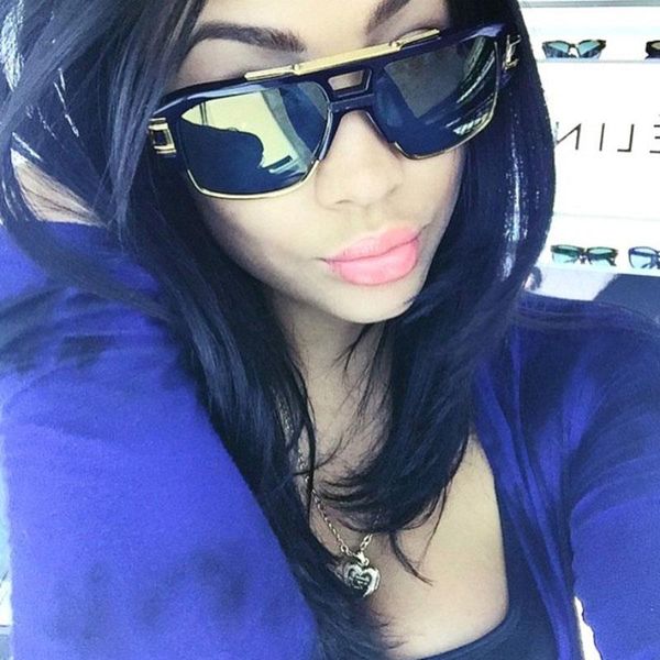 

candy mirror men fashion colorful oakshion oversized clear square frame vintage sunglasses lenses reflective women sunglass rofkc, White;black