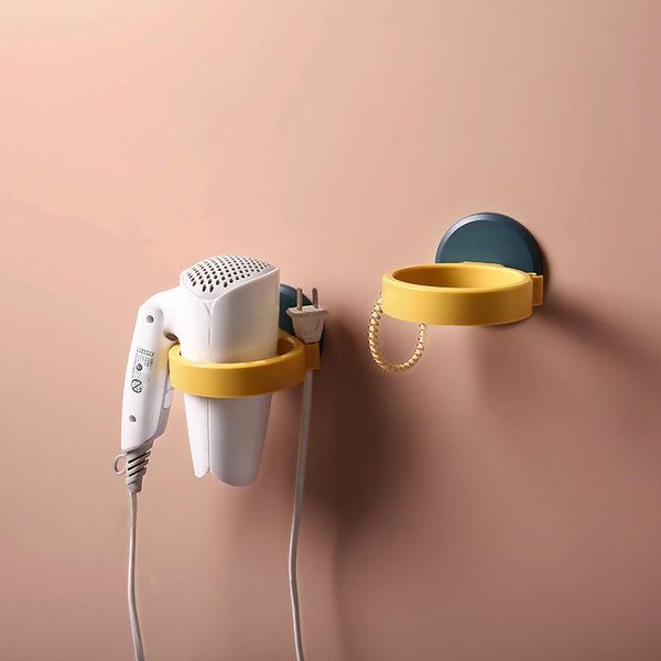 

bath accessory set hair dryer rack punching bathroom wall-mounted racks sub