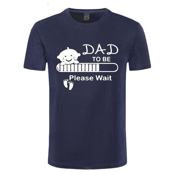 

men's t-shirts summer fashion dad to be funny expecting baby loading t shirts casual short sleeve o-neck cotton male, White;black