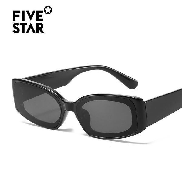 

2021 new small rectangle sunglasses women vintage brand designer square sun glasses shades female uv400, White;black