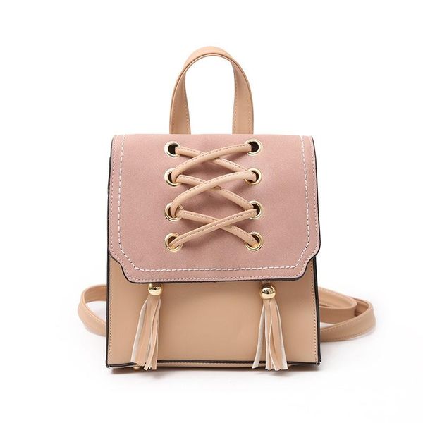 

outdoor bags 2021 fashion backpack women leather school bag
